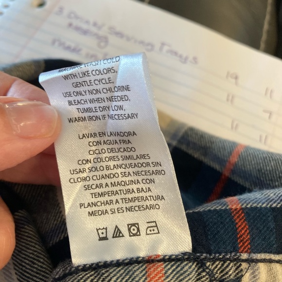 Weatherproof Plaid XXL TTG Button Down Long Sleeve Shirt 100% Cotton. - Picture 5 of 6